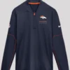 Sean Payton Broncos Preseason 2026 Sideline Fleece Navy Jacket