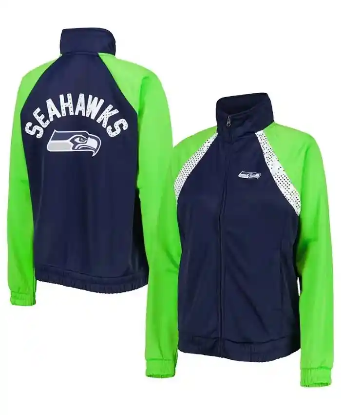 Seattle Seahawks Oma Ward Full Zip Track Jacket