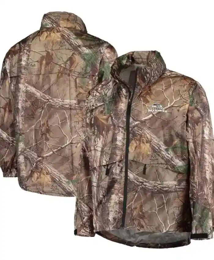 Seattle Seahawks Ruth Hintz Camo Jacket