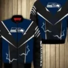 Seattle Seahawks Vintage Bomber Jacket For Sale