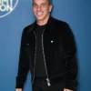 Sebastian Maniscalco The Tonight Show Starring Jimmy Fallon 2026 black Suede Jacket