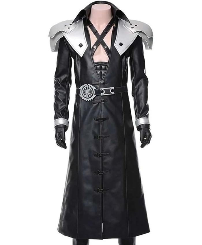 Sephiroth Final Fantasy VII Remake Video Game Long Trench Coat
