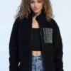 Sherpa Leather Jacket For Sale