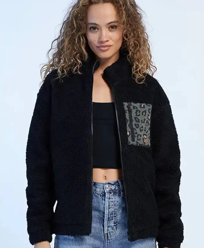 Sherpa Leather Jacket For Sale