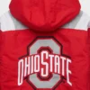 Shop 90s Ohio State Half Zip Red Pullover Jacket