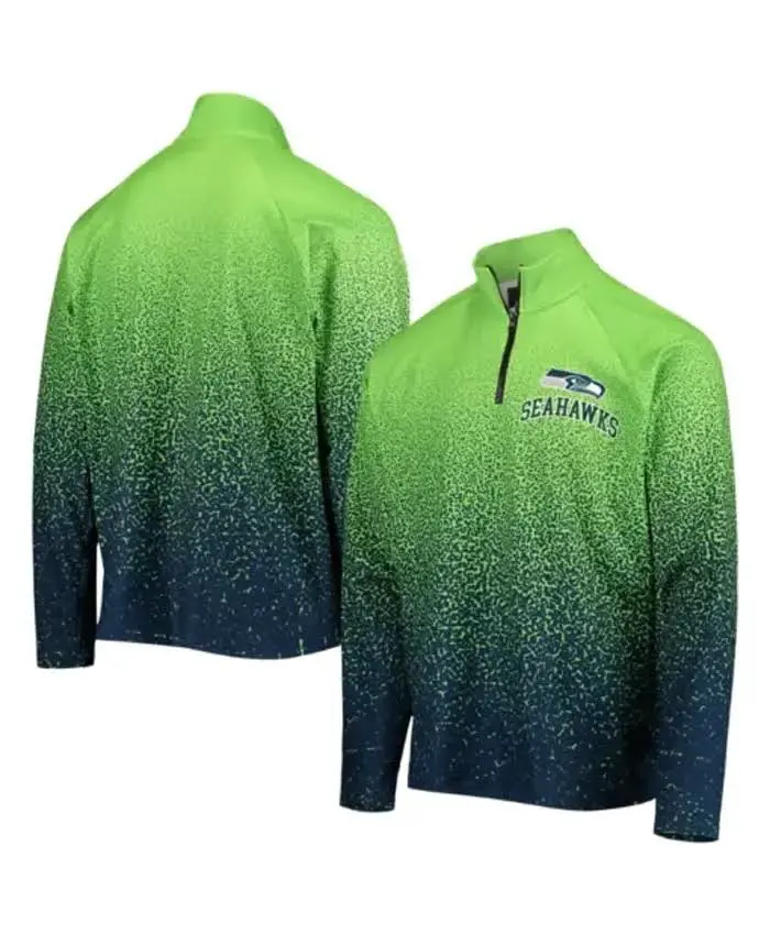 Shop Bo Feest NFL Seattle Seahawks Green Jacket For Sale Back