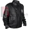 Shop Chicago Fire Sergeant DeLaney Leather Black Jacket