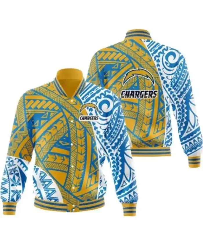 Shop NFL Adrian Los Angeles Chargers Varsity Jacket For Men And Women