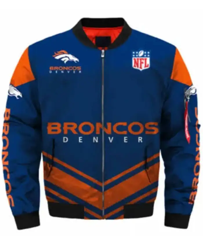 NFL Denver Broncos Bomber Jacket - Image 2