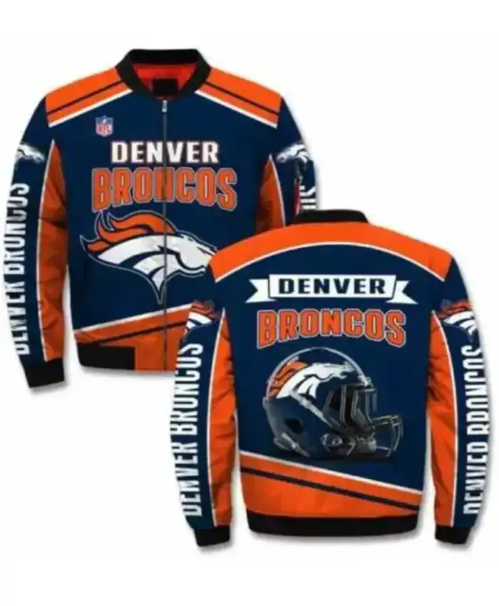 NFL Denver Broncos Bomber Jacket - Image 3