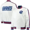 Shop NFL Kari Mann New York Giants Satin Letterman Varsity Jacket For Men And Women For Sale