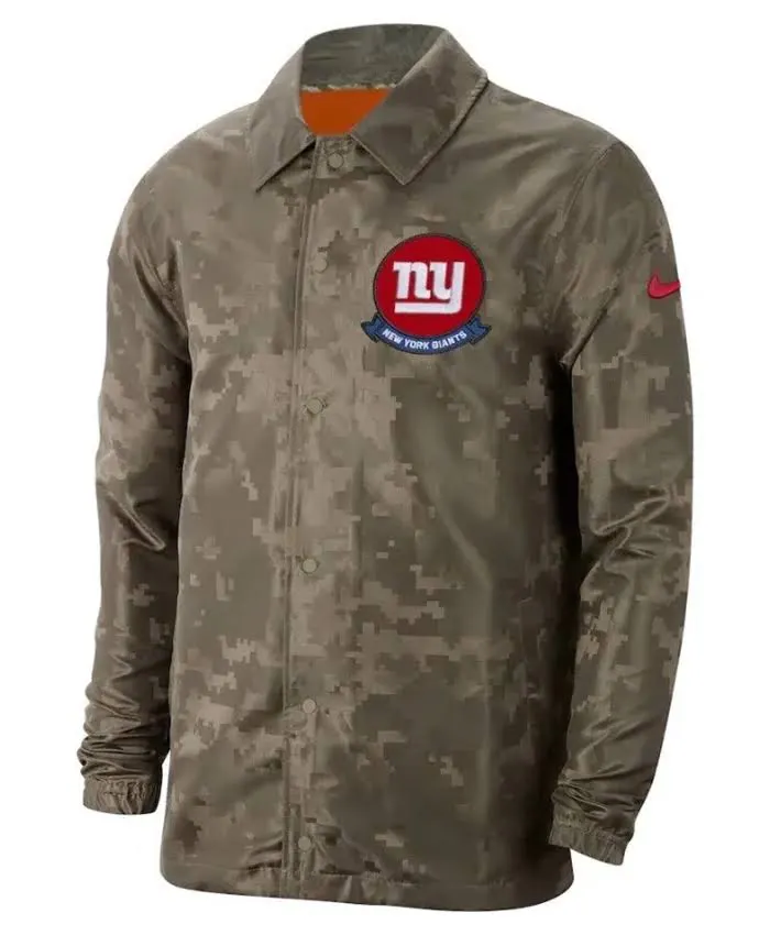 Shop NFL New York Giants Camo Jacket For Men And Women