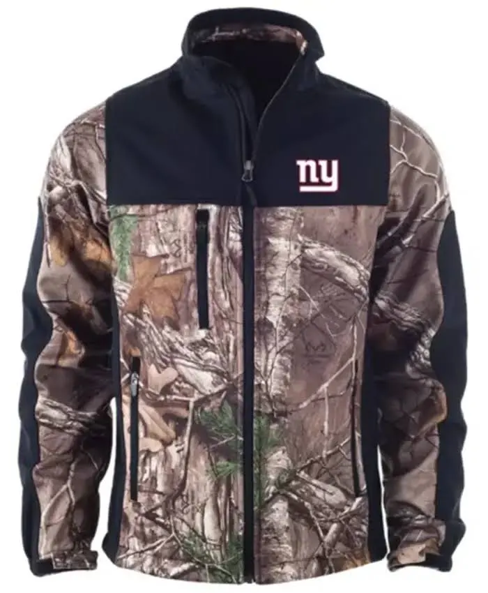 Shop NFL New York Giants Camo Jacket For Unisex