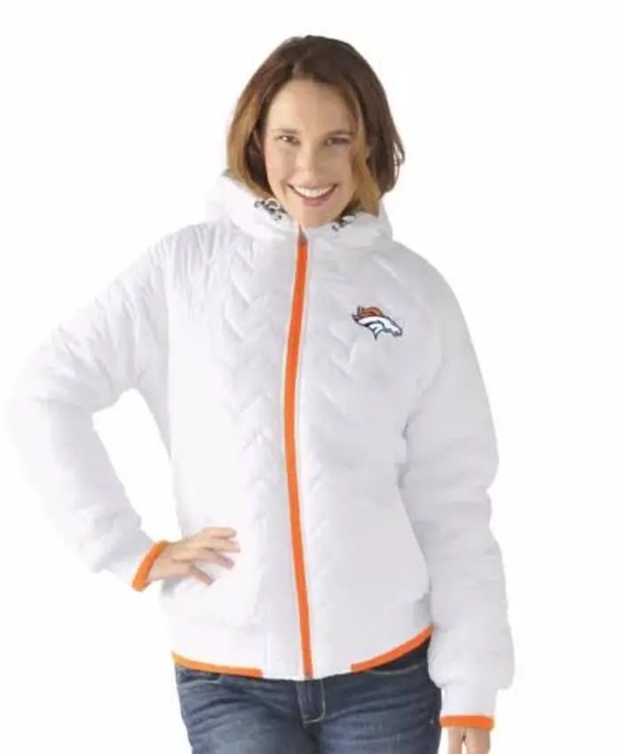 NFL Denver Broncos Quilted Jacket - Image 6