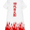 Shop Naruto Series Minato Namikaze White Cotton Coat