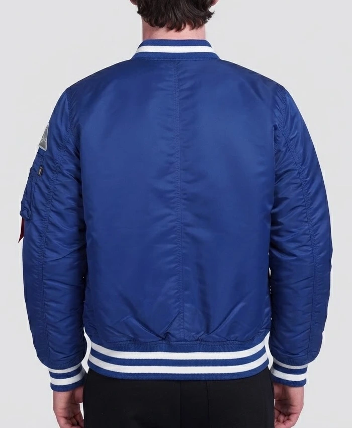 Shop Now Alpha Industries MA1 Nylon Bomber Jacket