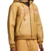Shop Now Avirex Script Nappa Leather Hoodie