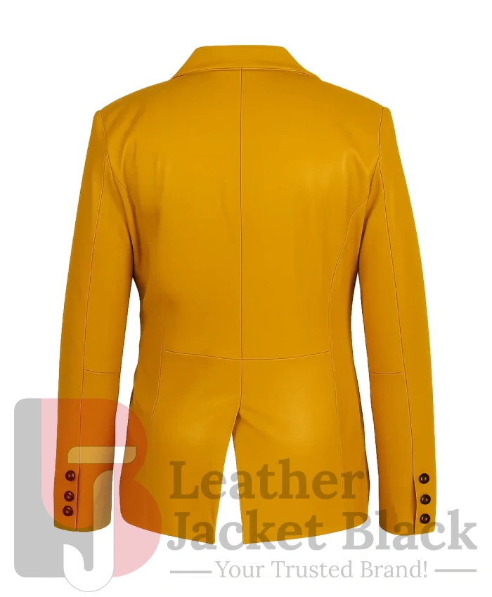 It Ends With Us Lily Bloom Leather Coat - Image 5