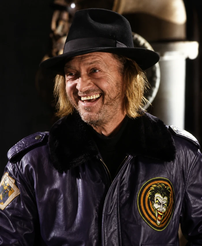 Batman Bob the Goon Purple Joker Jacket - Image 2