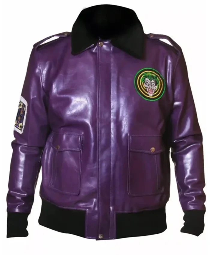 Batman Bob the Goon Purple Joker Jacket - Image 5