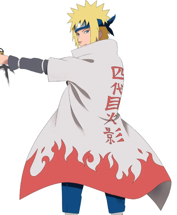 Shop Now Naruto Series Minato Namikaze White Cotton Coat