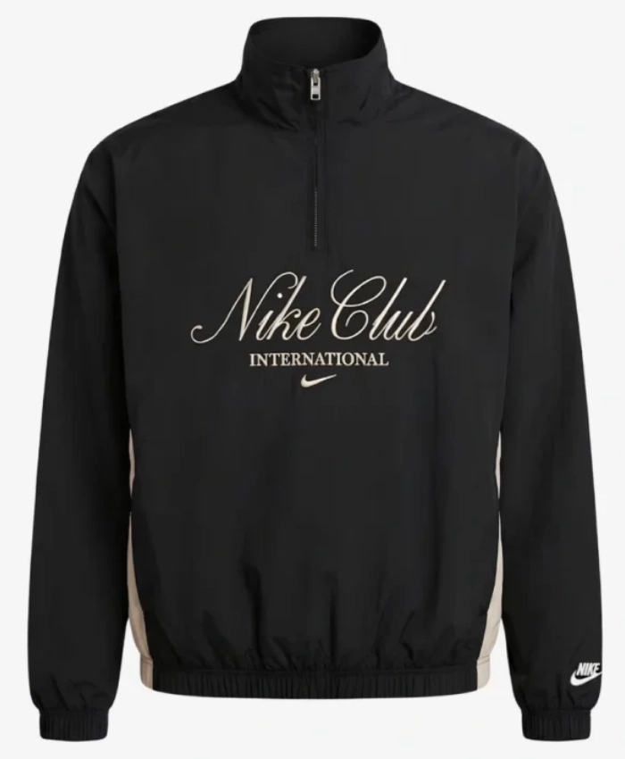 Shop Now Nike Mens Sportswear Club Black Nylon Zip Jacket