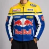 Shop Now Red Bull Bike Blue Racing Leather Jacket For Sale