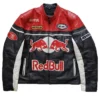 Shop Now Red Bull Bike Racing Leather Jacket For Sale 