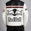 Shop Now Red Bull Bike White Racing Leather Jacket For Sale