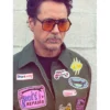 Shop Now Robert Downey Jr Marvel Patch Green Jacket