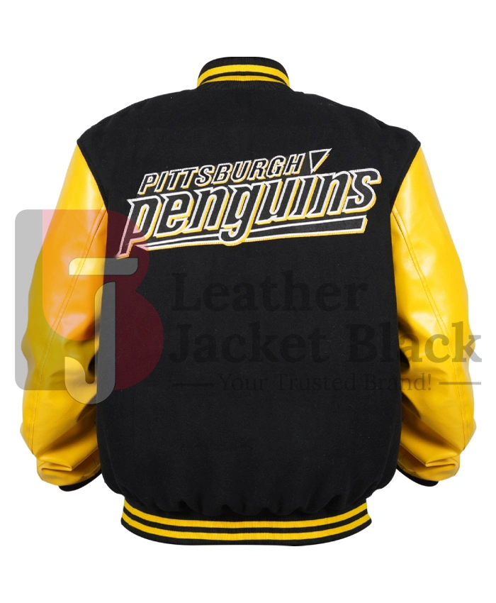Pittsburgh Penguins Glam Varsity Jacket - Image 5