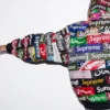 Shop Supreme FW26 Box Logo Patchwork Multicolor Leather Jacket