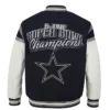 Shop This NFL Beck Dallas Cowboys Varsity Full Snap Jacket For Men And Women