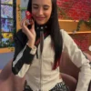 Shop Unboxing Red Doll Kylie Cantrall Black and White Biker Jacket For Womens