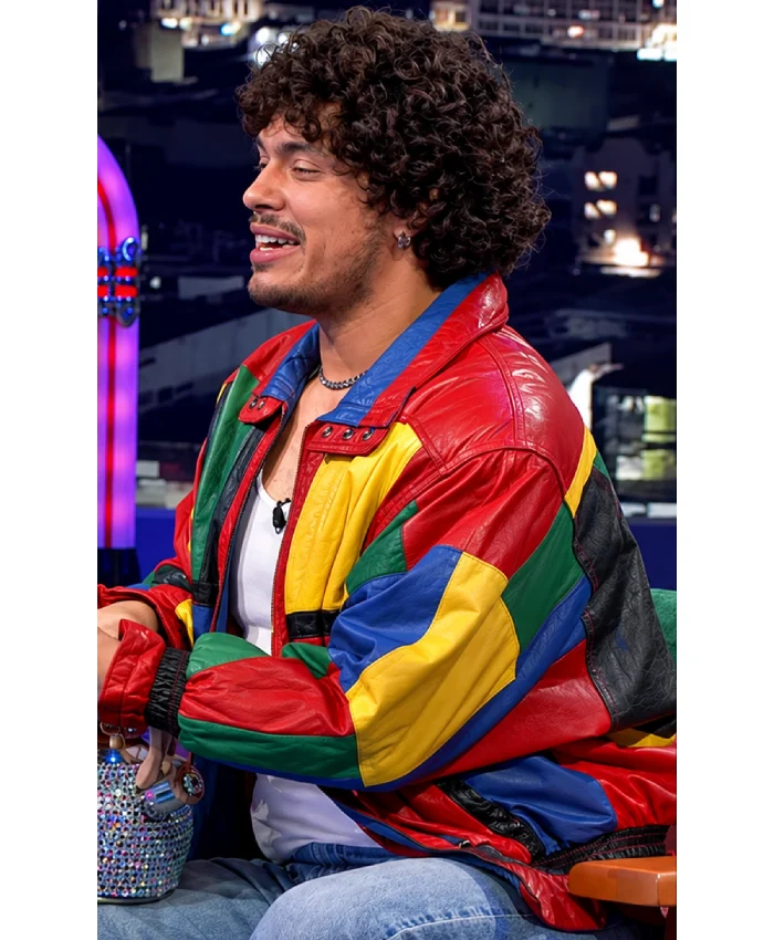 Big Brother USA Multicolor Leather Jacket