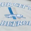 Silver Vintage Detroit Lions Logo Double Down Satin Jacket