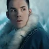 Sokka Avatar The Last Airbender 2024 Ian Ousley Blue Hooded Faux Fur Coat