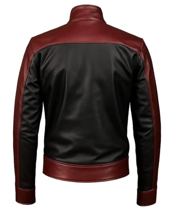 Super hero Movie Spiderman Brand New Day 2026 Maroon Leather Jacket