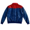 Ultimate Spider-Man Multicolor Bomber Leather Jacket