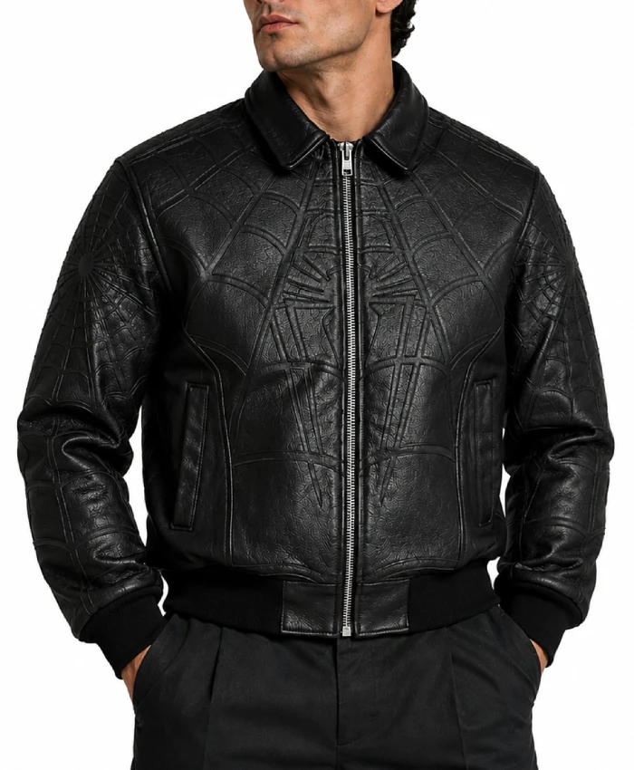 Spider-Man Brand New Day Black Leather Jacket