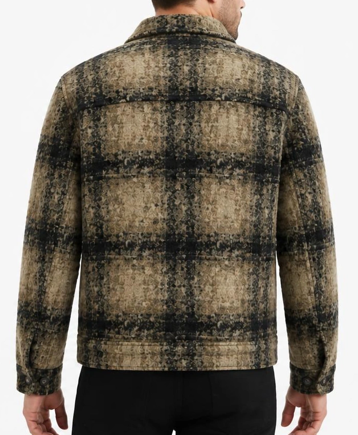 Spider-Man Brand New Day Jacob Batalon Plaid Pattern Jacket Men