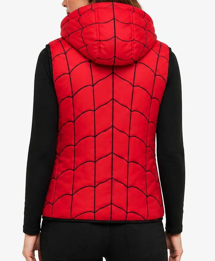 Spider-Man Brand New Day Kid Fan Hooded Vest Womens