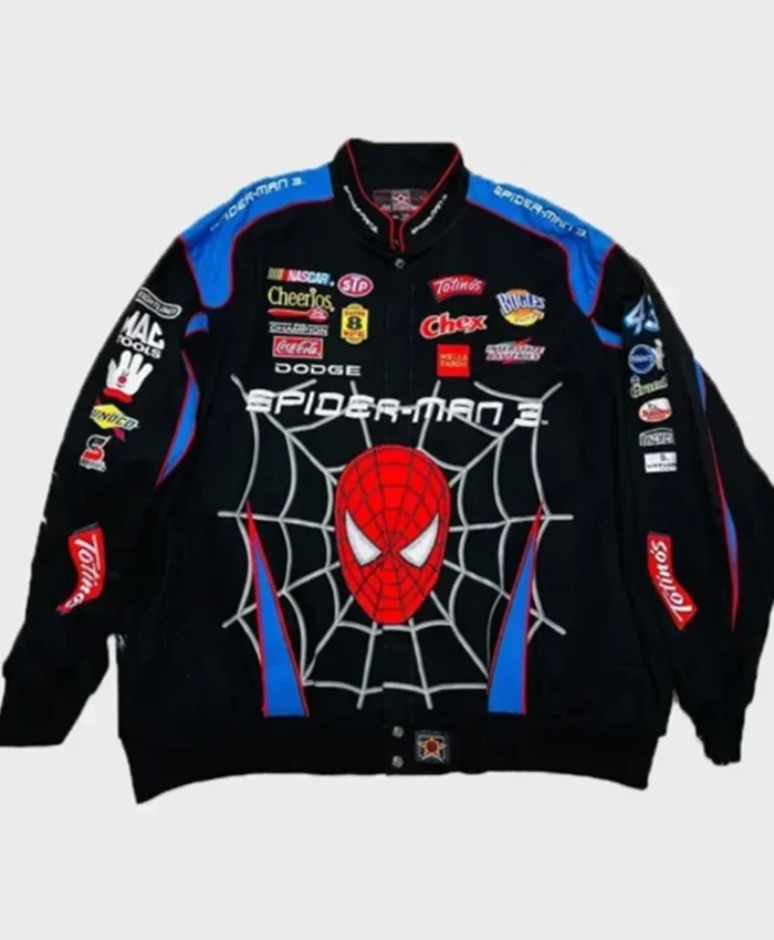 Spider Man Disney Daytona 500 Bomber Jacket