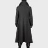 Spider Man Into The Spider Verse Noir Black Trench Coat Back
