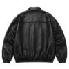 Superhero Spider-Man Oversized Black Leather Jacket