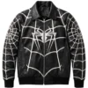 Spider-Man Symbiote Bomber Leather Jacket