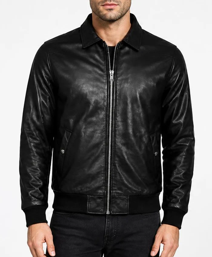 SpiderMan Brand New Day Jacobs Black Leather Jacket Mens