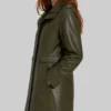 Spiderman BND Sadie Sink Leather Coat