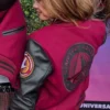 Star Trek Starfleet Academy Maroon Wool Varsity Jacket