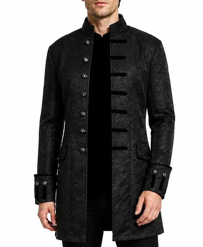 Steampunk Gothic Vintage Coat Mens